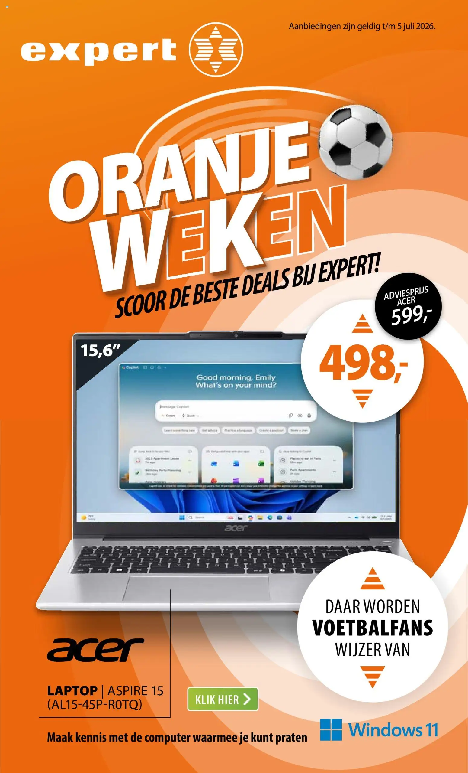 Voorbeeld van Expert folder van winkel Expert geldig vanaf 29-06-2026 - Laptop, Computer