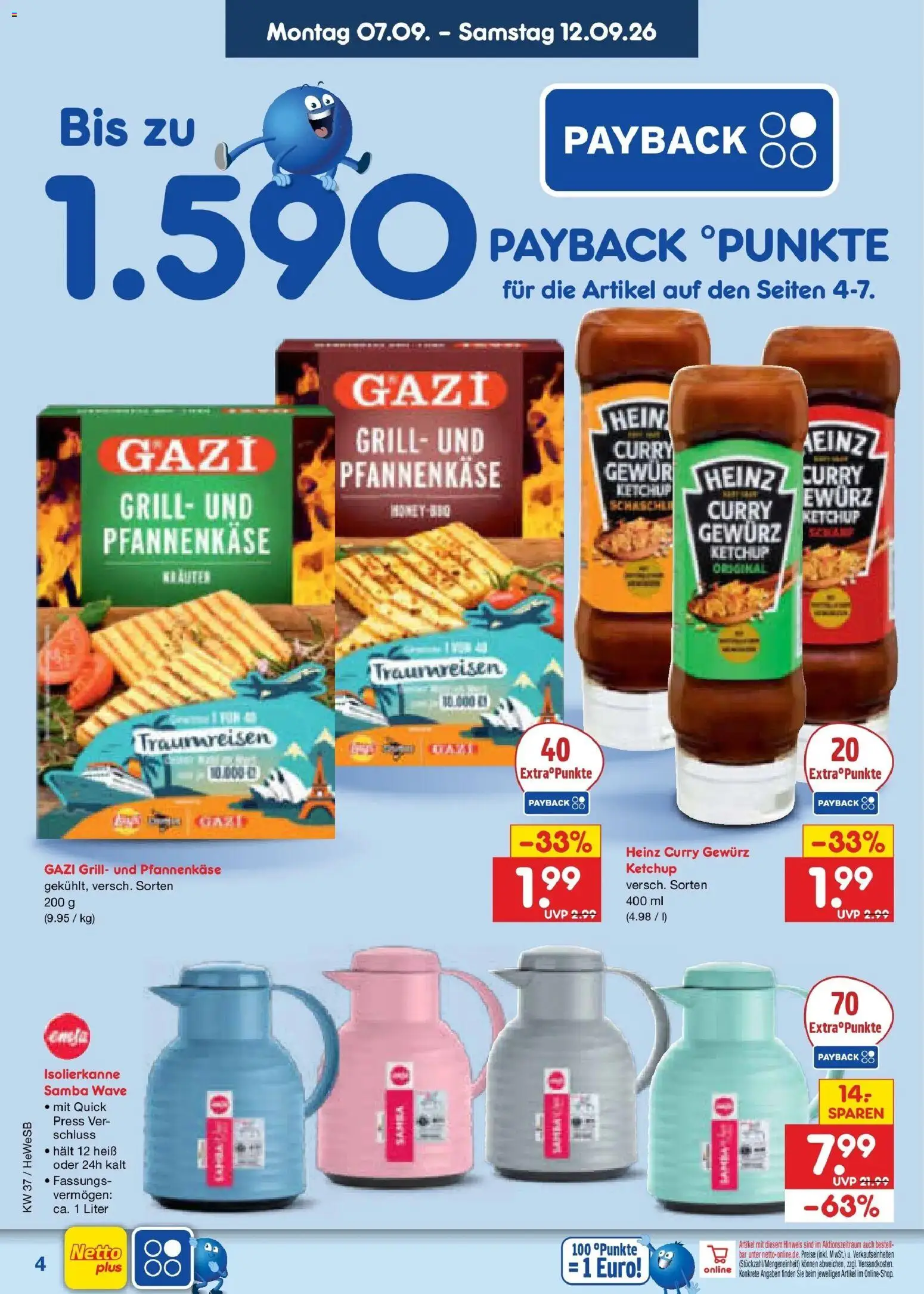 Vorschau von dem Prospekt des Geschäftes Netto Marken-Discount, gültig ab dem 07.09.2026 - Grill, Ketchup