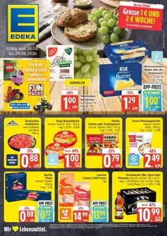 Vorschau von dem Prospekt des Geschäftes Edeka, gültig ab dem 24.08.2026