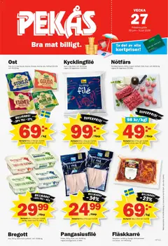 Förhandsgranska reklamblad Pekås erbjudanden från butik Pekås gäller från 29/06/2026