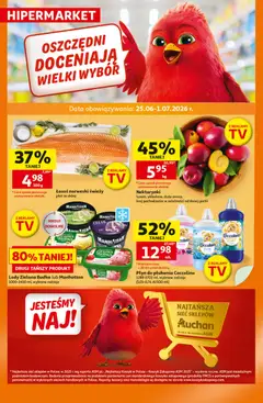 Pogląd gazetki "Auchan gazetka - 30 Lat Hipermarket" ze sklepu Auchan ważnej od 25.06.2026