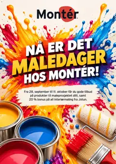 Forhåndsvis Montér kundeavis fra butikk Montér gyldig fra 29/09/2026