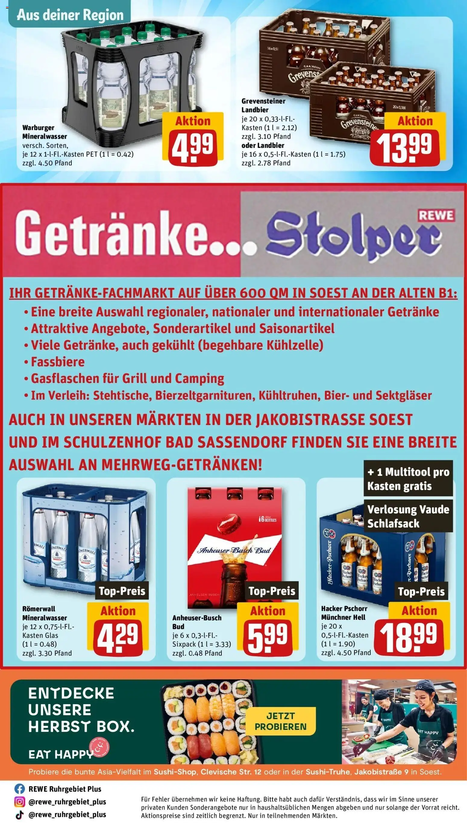 Vorschau von dem Prospekt des Geschäftes Rewe, gültig ab dem 12.10.2026