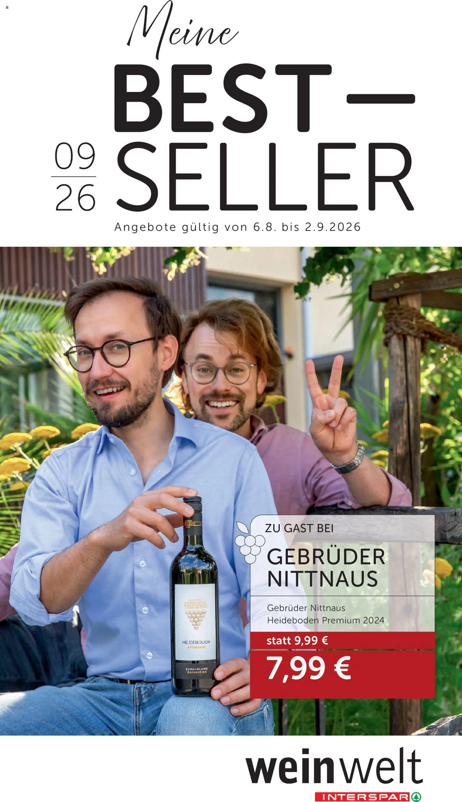 Vorschau der Angebote: Interspar Interspar Wein Welt gültig ab 06.08.2026