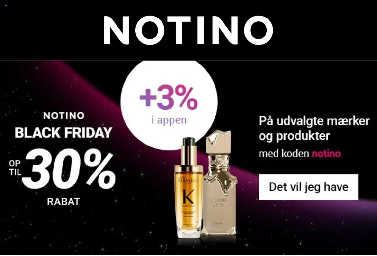 Eksempel på tilbudsavis Notino fra butik Tilbud gyldig fra 22/06/2026