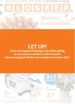 Voorbeeld van Blokker folder van winkel Blokker geldig vanaf 21-10-2026