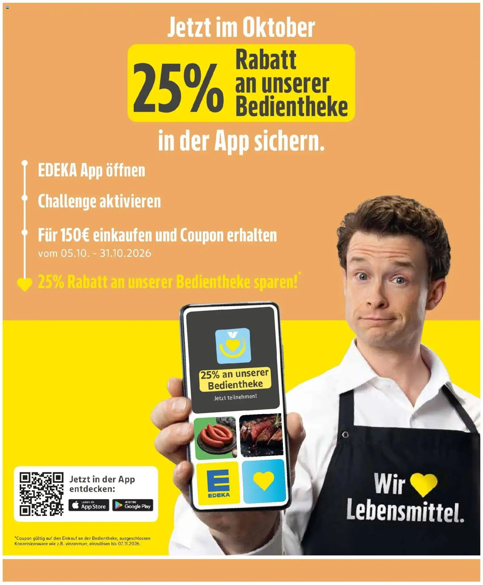 Vorschau von dem Prospekt des Geschäftes Edeka, gültig ab dem 19.10.2026