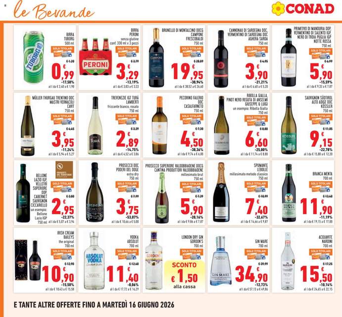 Nuovo volantino Conad dal 04/06