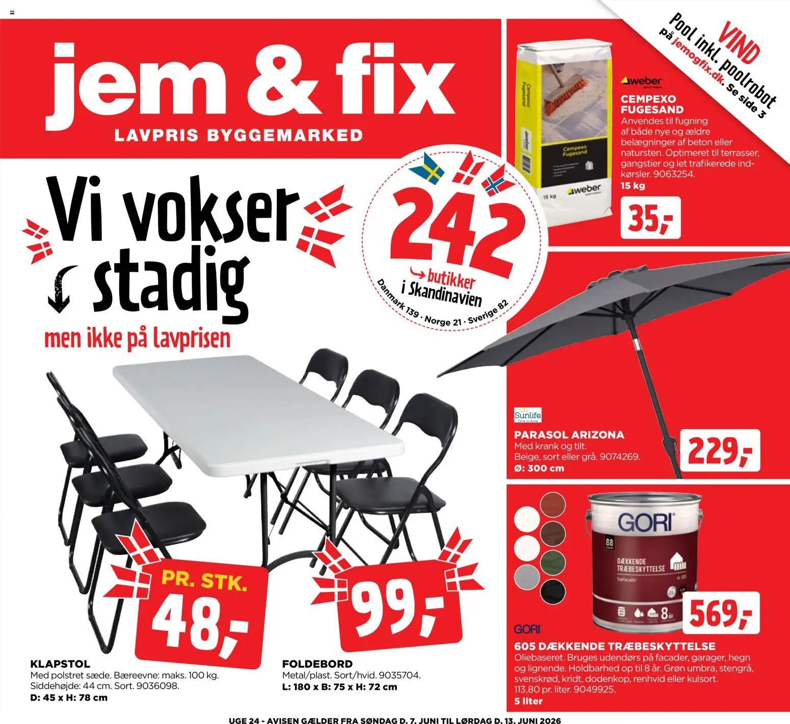 Eksempel på tilbudsavis Jem & fix - Tilbudsavis uge 24 fra butik Jem & fix gyldig fra 07/06/2026