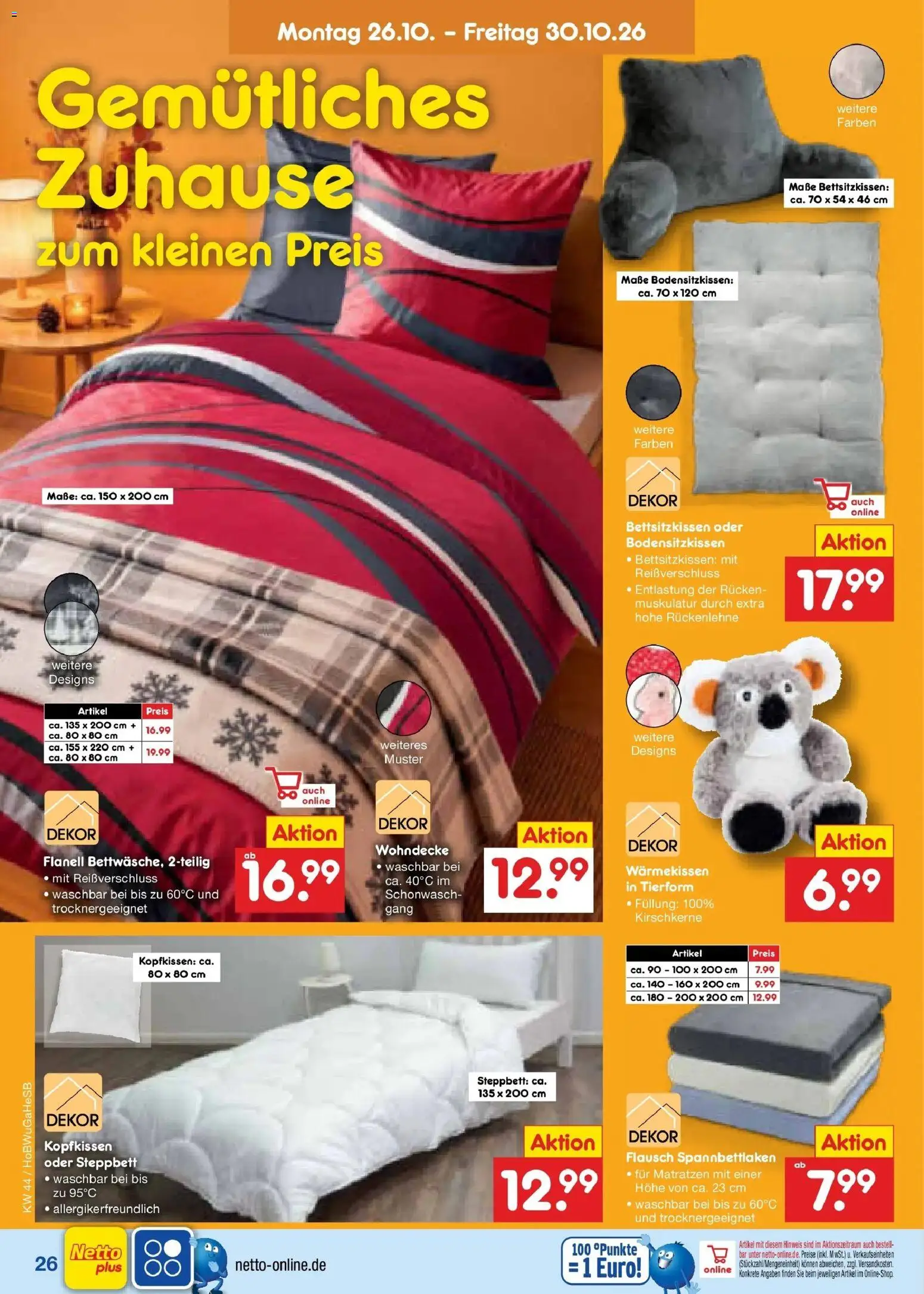 Vorschau von dem Prospekt des Geschäftes Netto Marken-Discount, gültig ab dem 26.10.2026