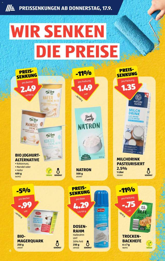 Neue Aldi Aktionen ab 17.09.