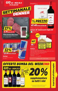 Vorschau des Merkblatts Denner aktionen IT vom Shop Denner gültig von 24.09.2026 bis 30.09.2026