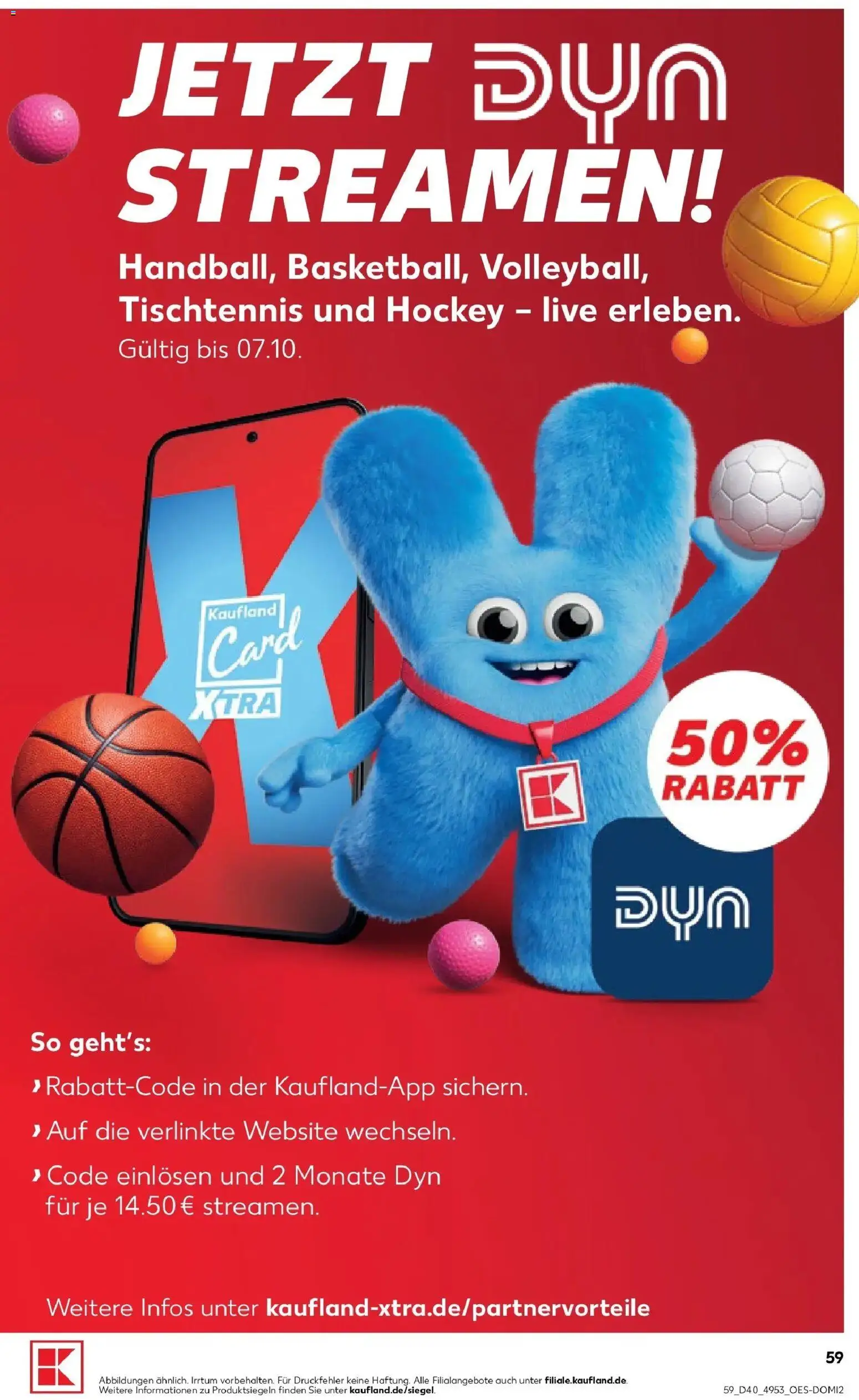 Vorschau von dem Prospekt des Geschäftes Kaufland, gültig ab dem 01.10.2026