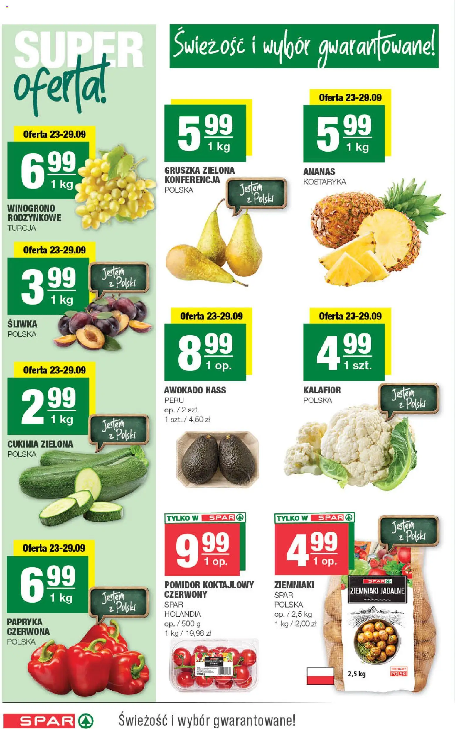 Pogląd gazetki "Spar gazetka" ze sklepu Spar ważnej od 23.09.2026
