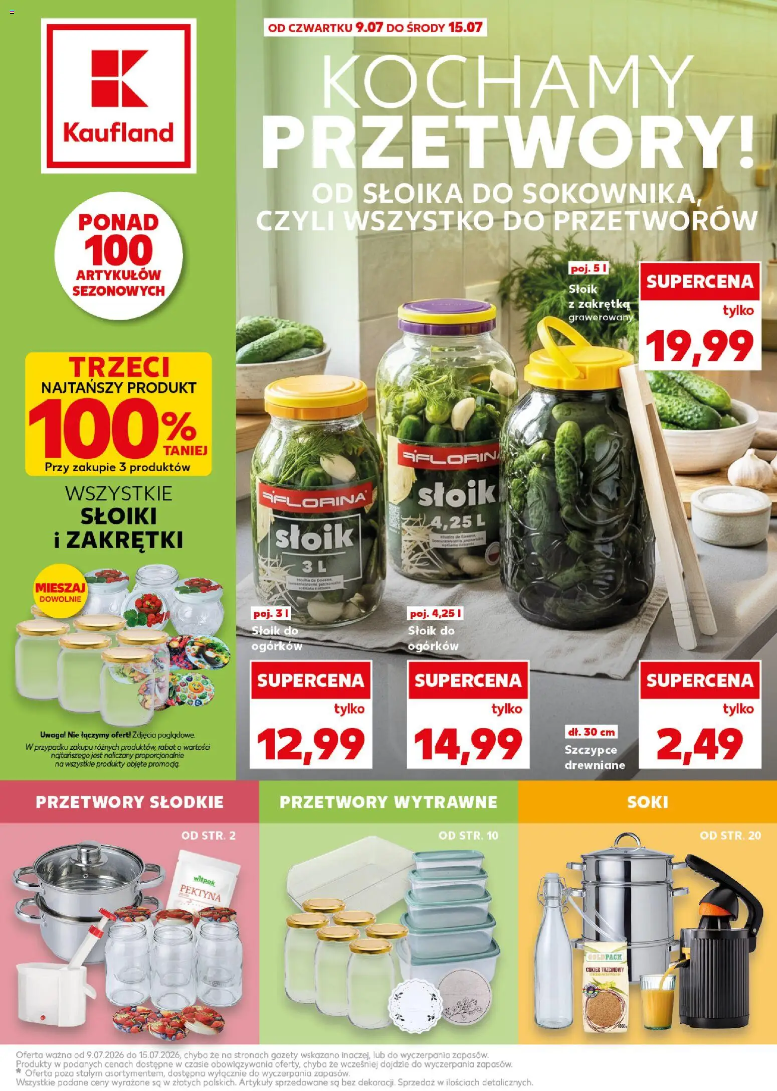 Náhled nabídky: Kaufland Polsko Kaufland Polsko leták - Kochamy przetwory platný od 09.07.2026