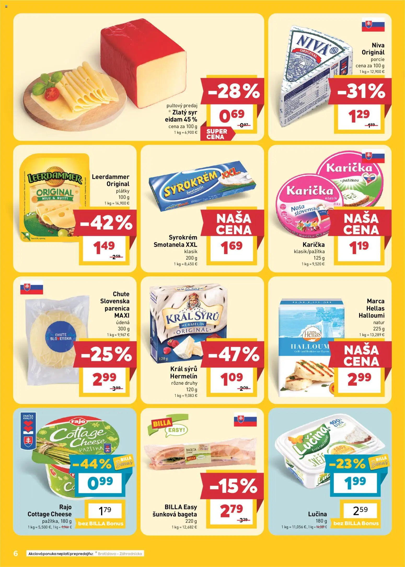 Náhľad Billa letáku platného od 23.09.2026
