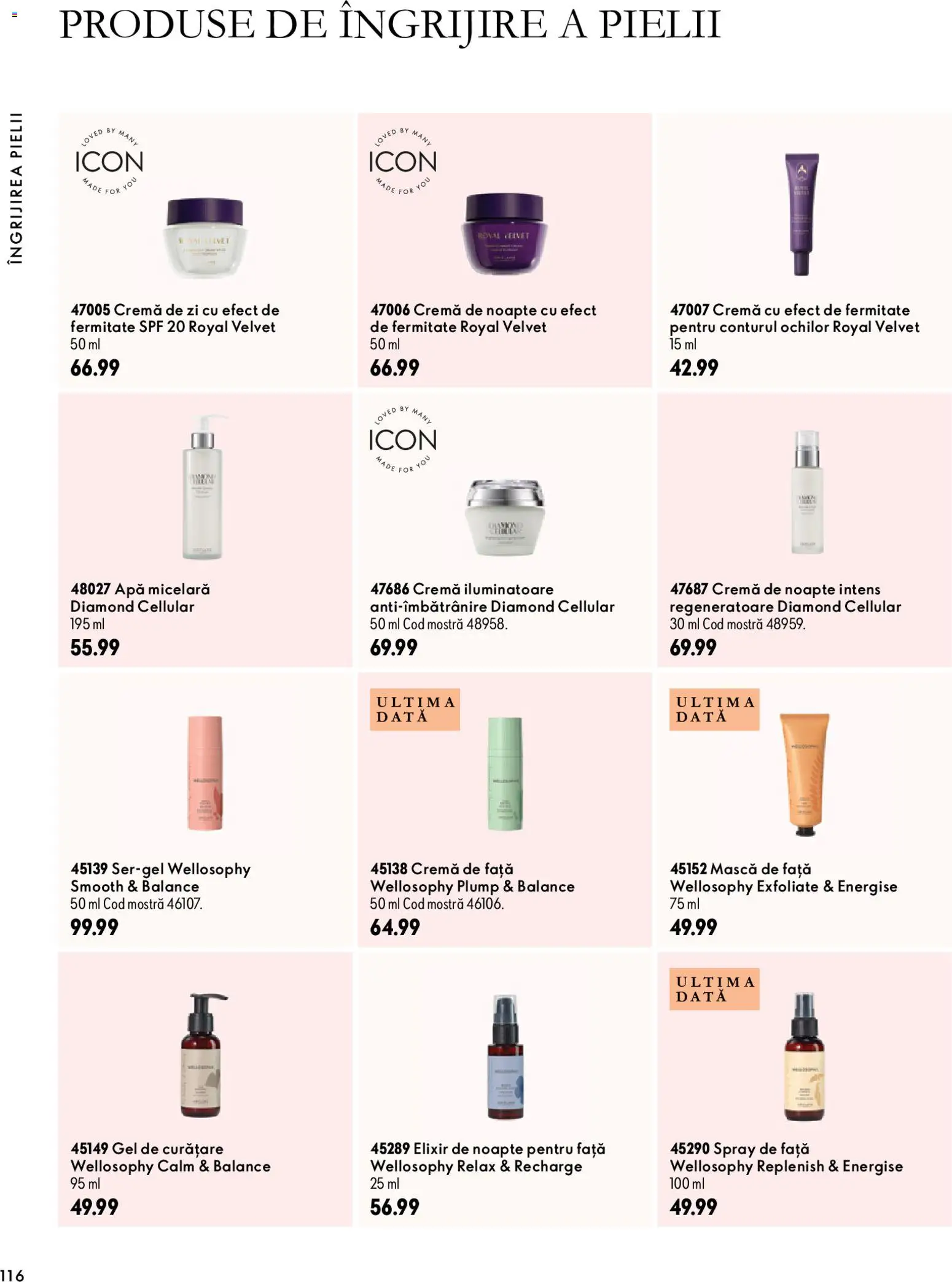 Previzualizarea de cataloage: Oriflame Oriflame Catalog 15 2026 valabil de la 11.11.2026 - Apă, Cremă, Elixir, Gel de curățare, Apă micelară, Cremă de zi, Cremă de noapte