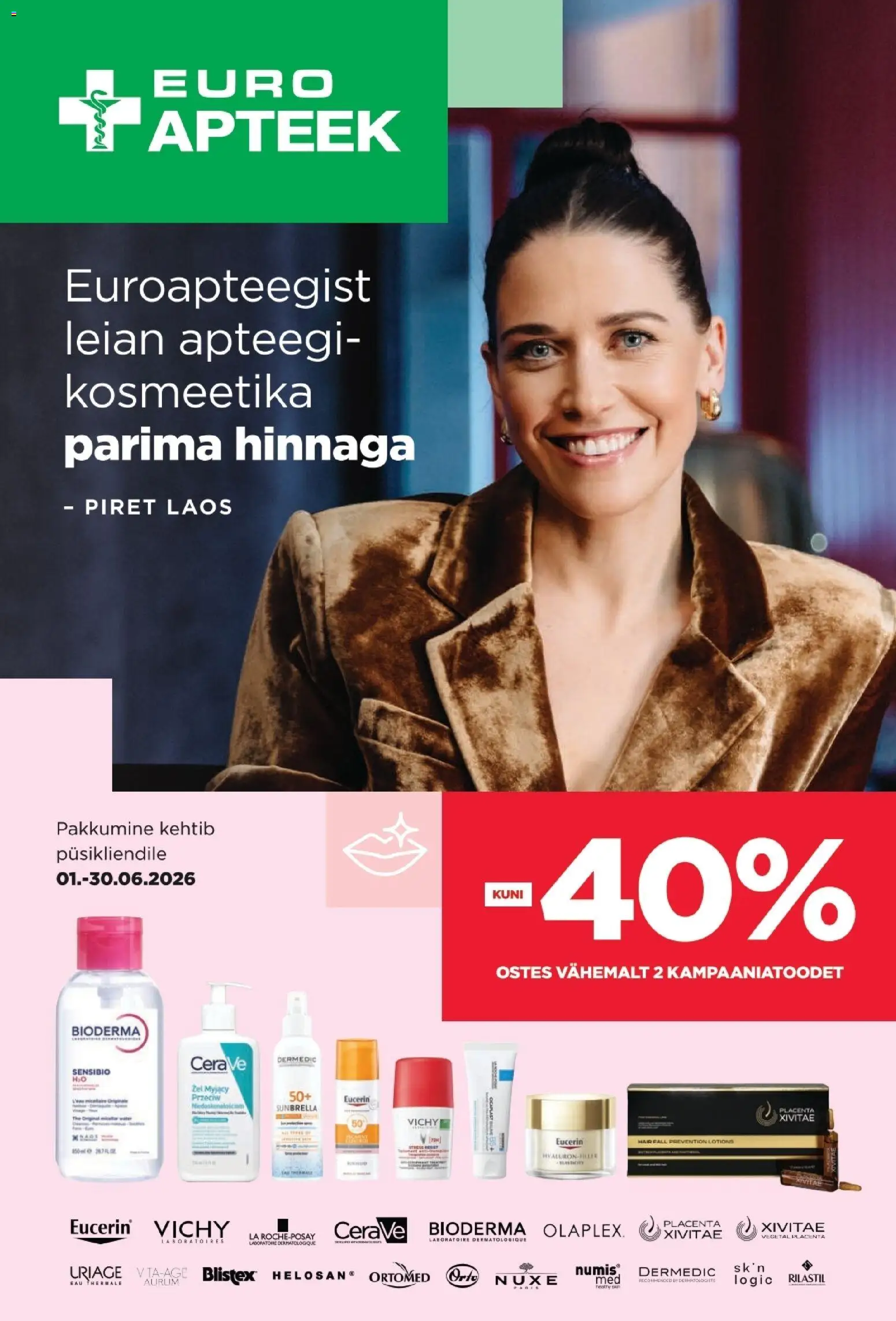 Euroapteek kliendilehe eelvaade alates 01.06.2026