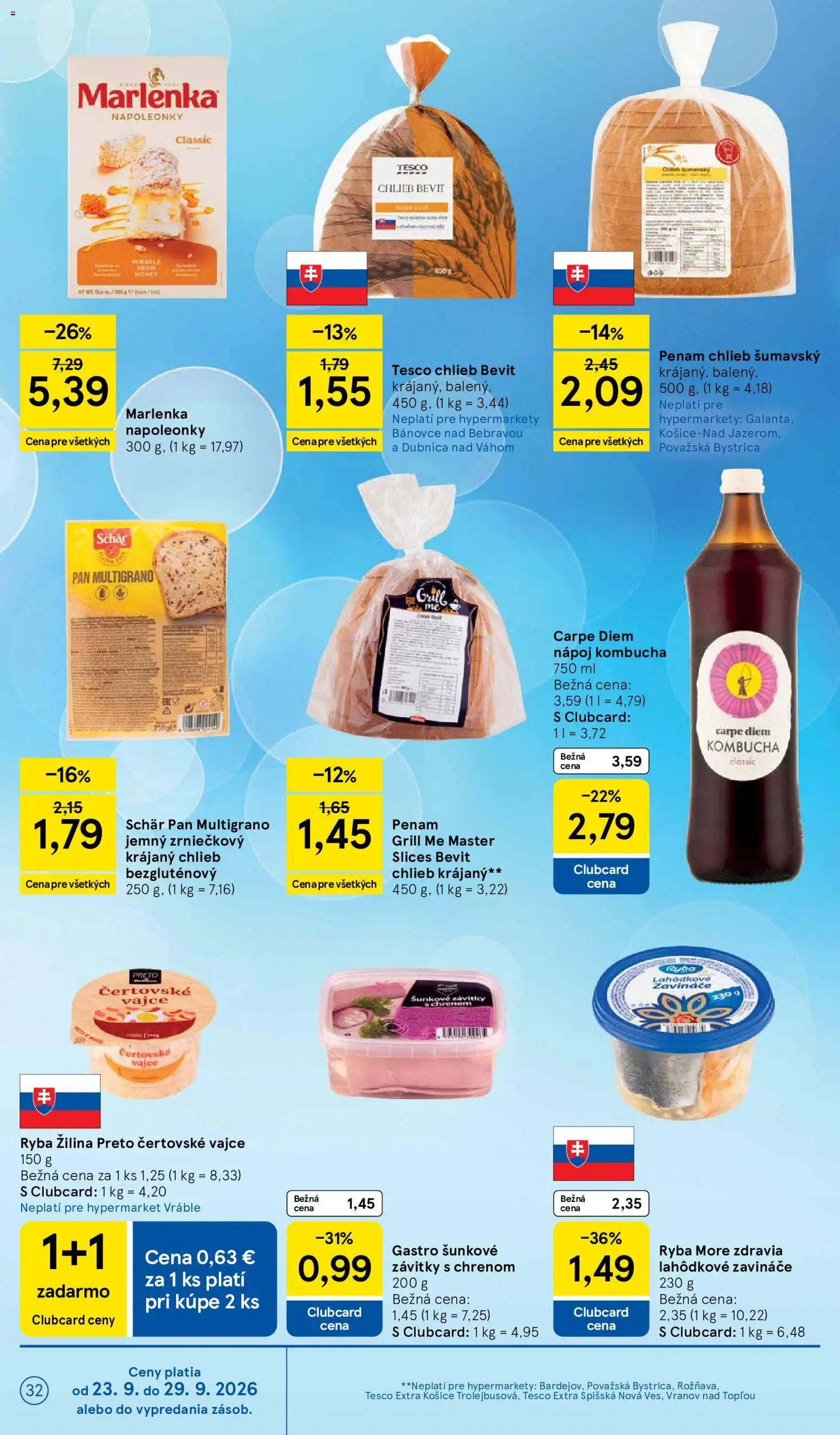 Náhľad Tesco letáku platného od 23.09.2026