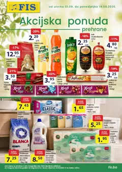 Pregled letka FIS Akcijska ponuda trgovine FIS vrijedi od 01.09.2026
