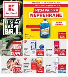 Pregled letka Kaufland Katalog trgovine Kaufland vrijedi od 13.05.2026