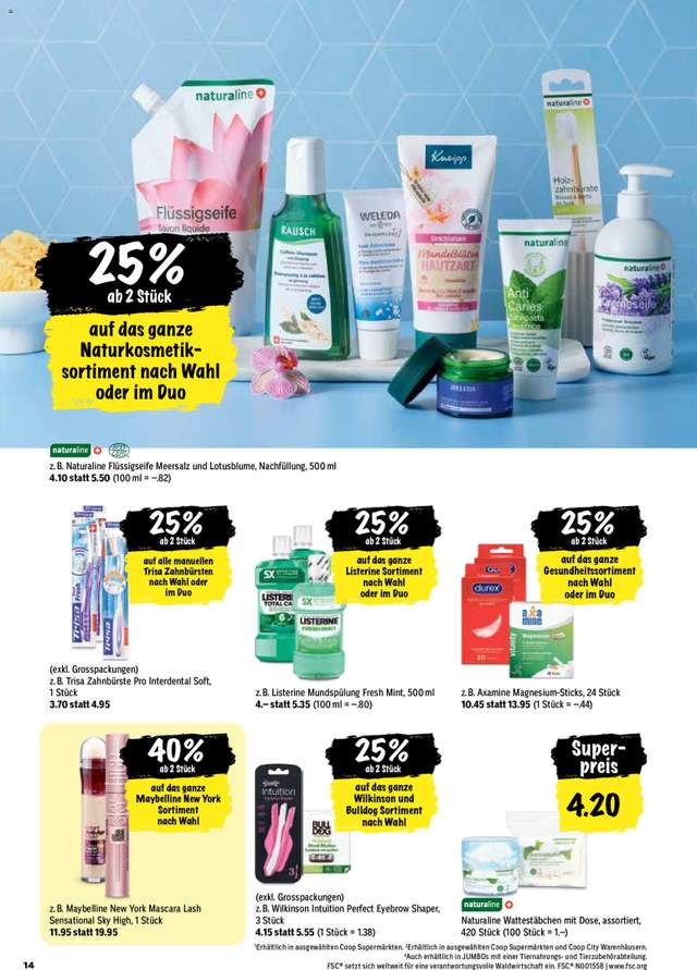 Neue Coop Aktionen ab 22.10.