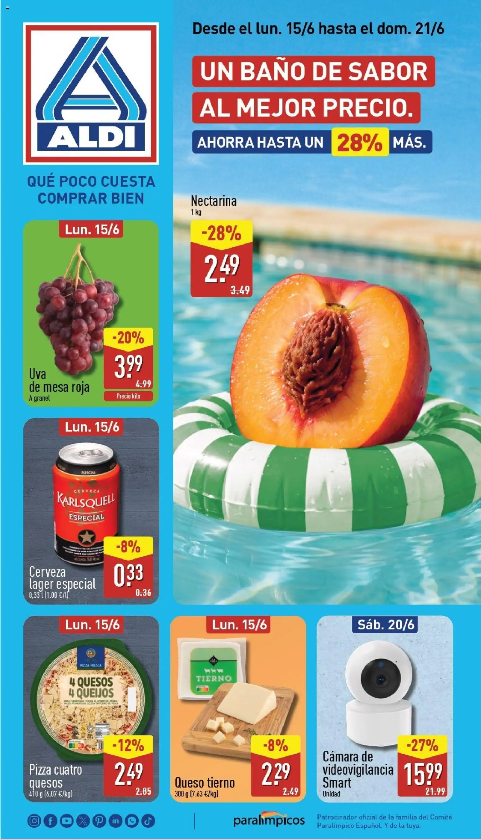 Vista previa del folleto de la tienda Aldi válido desde el 15/06/2026 