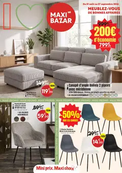 Prévisualisation de Maxi Bazar catalogue du magasin Maxi Bazar formulaire valide 31/08/2026