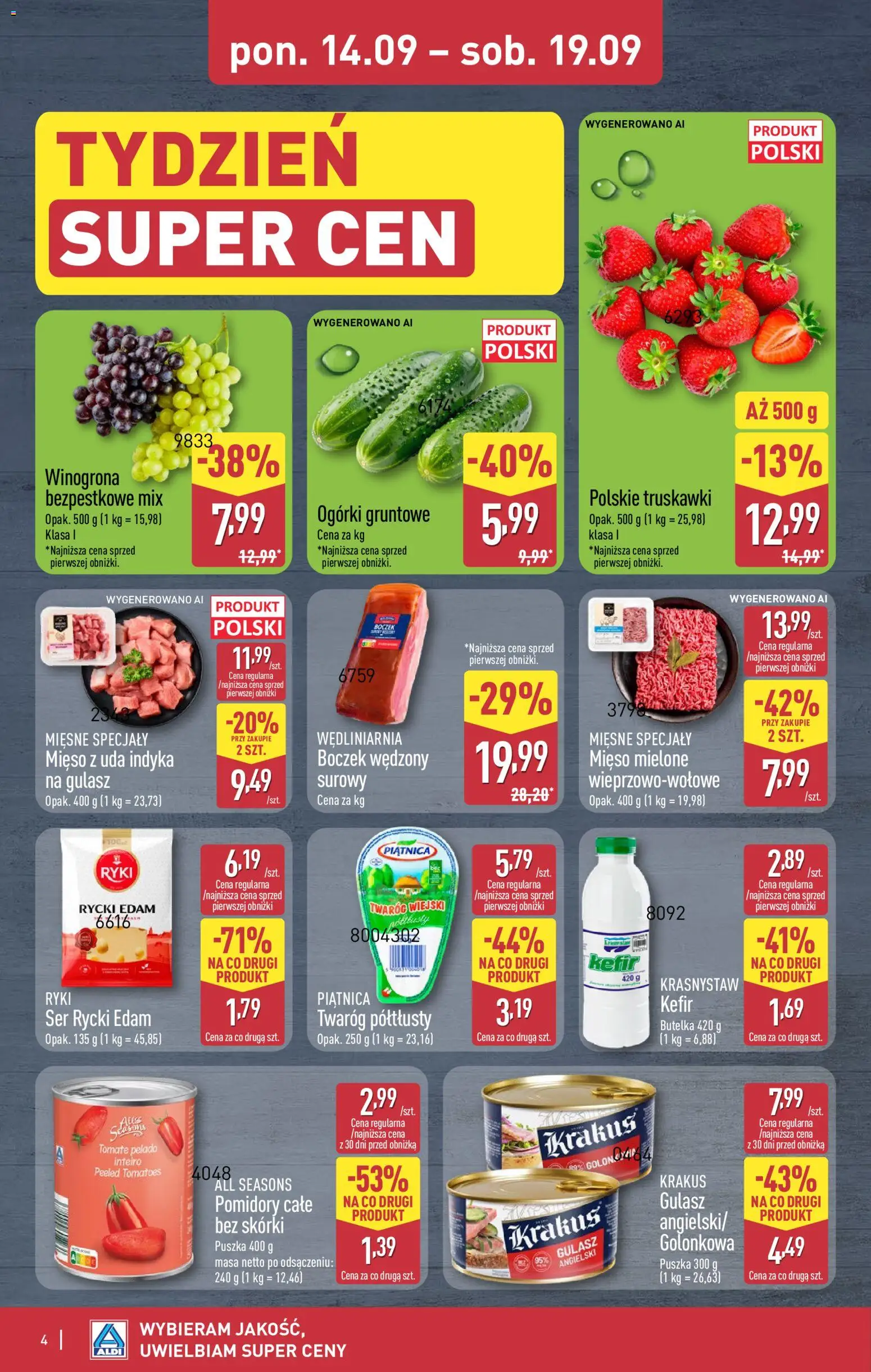 Pogląd gazetki "Aldi gazetka - Oferta weekendowa" ze sklepu Aldi ważnej od 17.09.2026