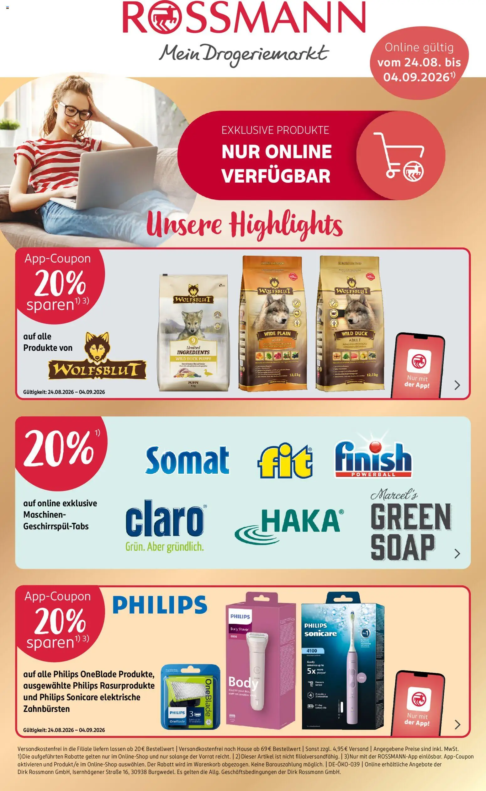 Vorschau von dem Prospekt des Geschäftes Rossmann, gültig ab dem 24.08.2026
