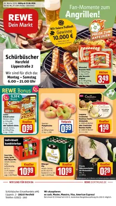 Vorschau von dem Prospekt des Geschäftes Rewe, gültig ab dem 21.06.2026