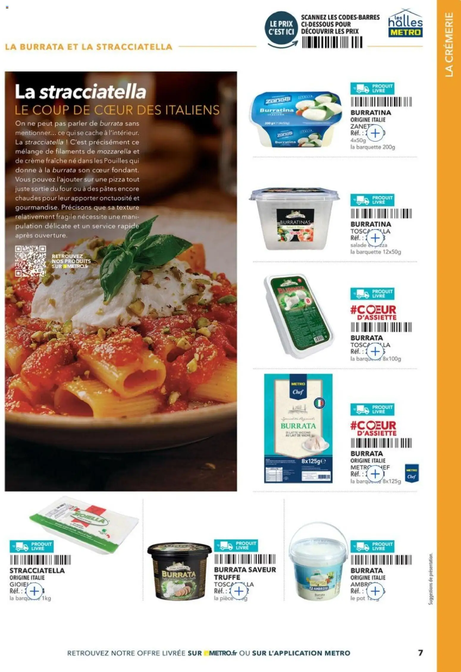 Prévisualisation de METRO - Guide Italie du magasin METRO formulaire valide 28/05/2026 - Pizza, Livre, Salade, Four, Mozzarella, Pâtes, Crème fraiche, Crème
