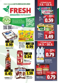 Náhľad Fresh letáku platného od 07.05.2026