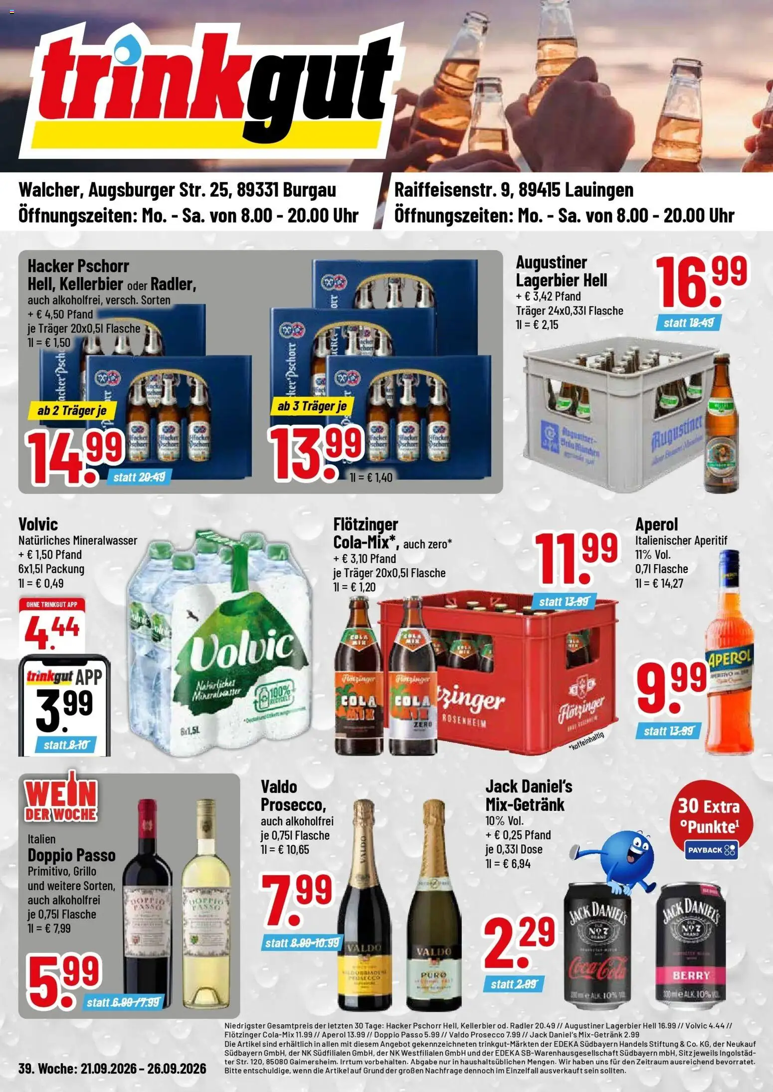 Vorschau von dem Prospekt des Geschäftes Trinkgut, gültig ab dem 21.09.2026