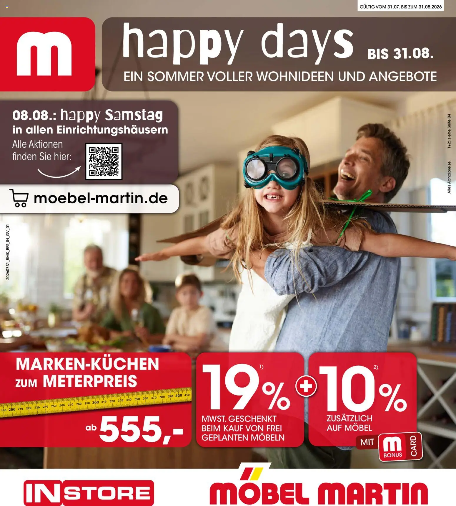 Vorschau von dem Prospekt des Geschäftes Möbel Martin, gültig ab dem 31.07.2026