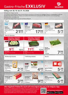 Vorschau von dem Prospekt des Geschäftes Selgros, gültig ab dem 26.10.2026