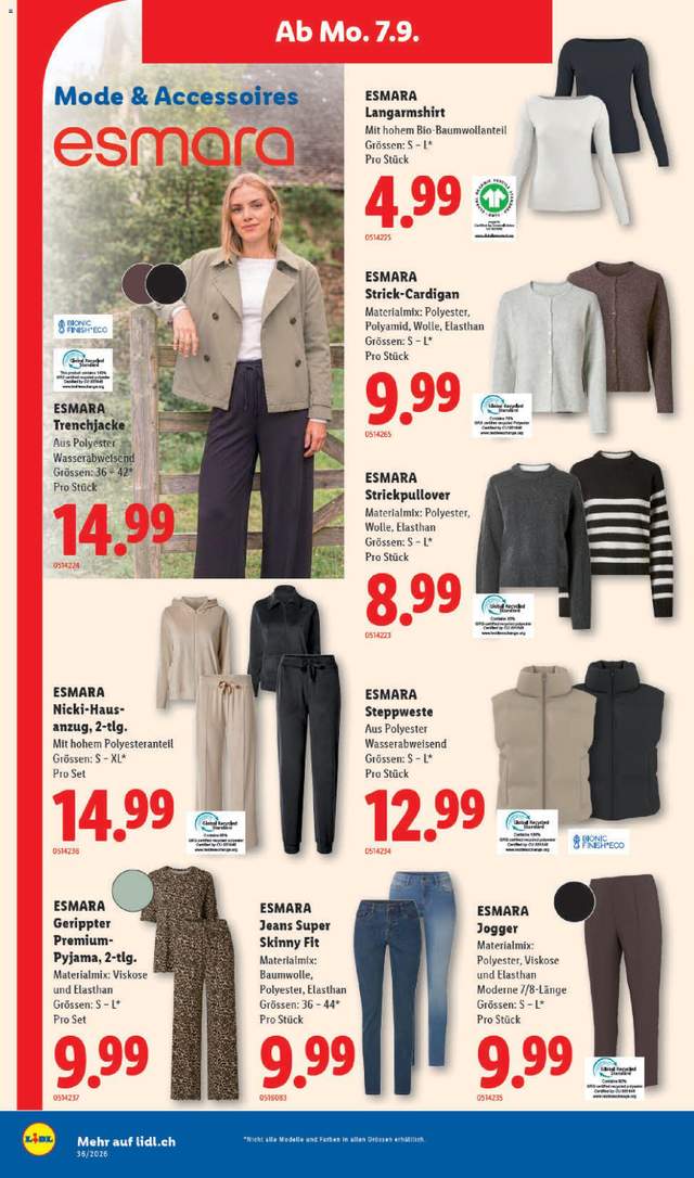 Neue Lidl Aktionen ab 03.09.