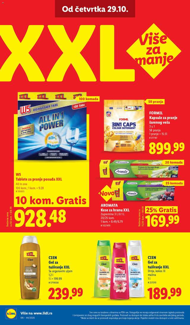 Novi Lidl katalog od 29.10.