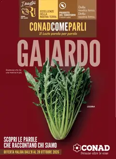 Anteprima dell'opuscolo Conad volantino Localismo Lazio dal negozio Conad valido da 08/10/2026