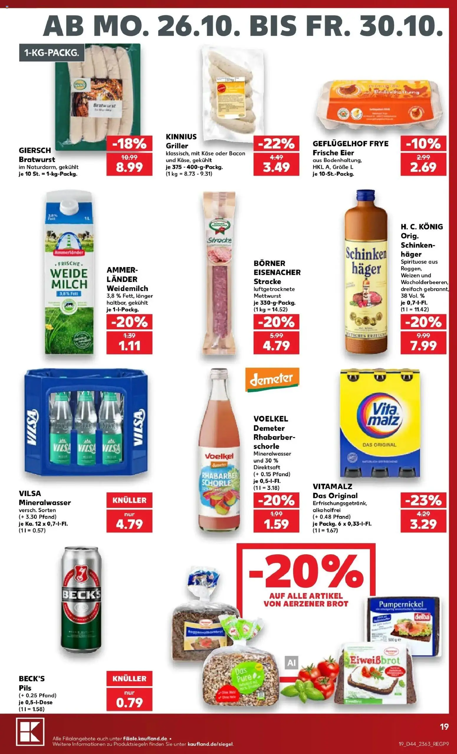 Vorschau von dem Prospekt des Geschäftes Kaufland, gültig ab dem 26.10.2026