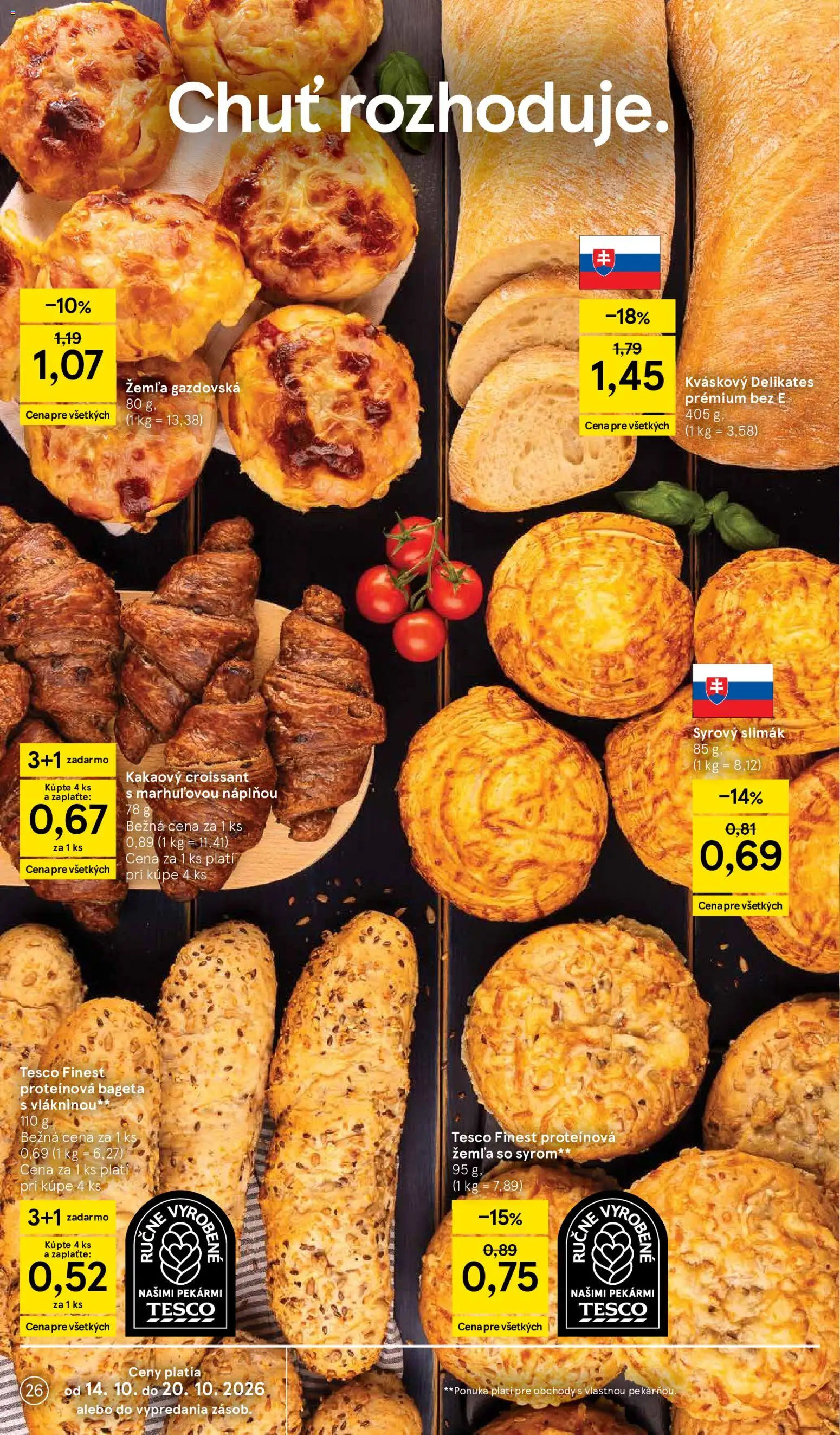 Náhľad Tesco letáku platného od 14.10.2026
