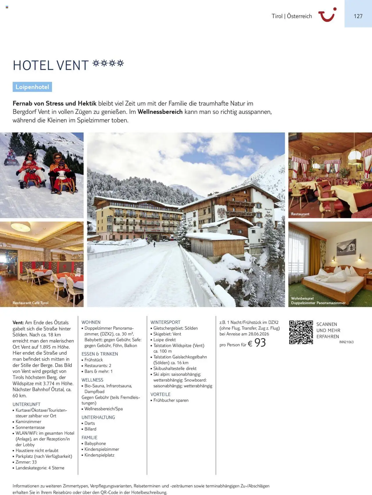 Vorschau von dem Prospekt des Geschäftes TUI, gültig ab dem 01.11.2025 - Ski, Babybett, Snowboard