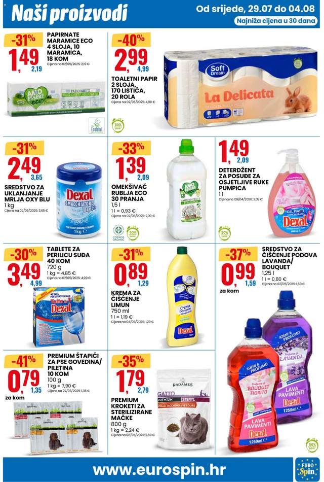 Novi Eurospin katalog od 29.07.