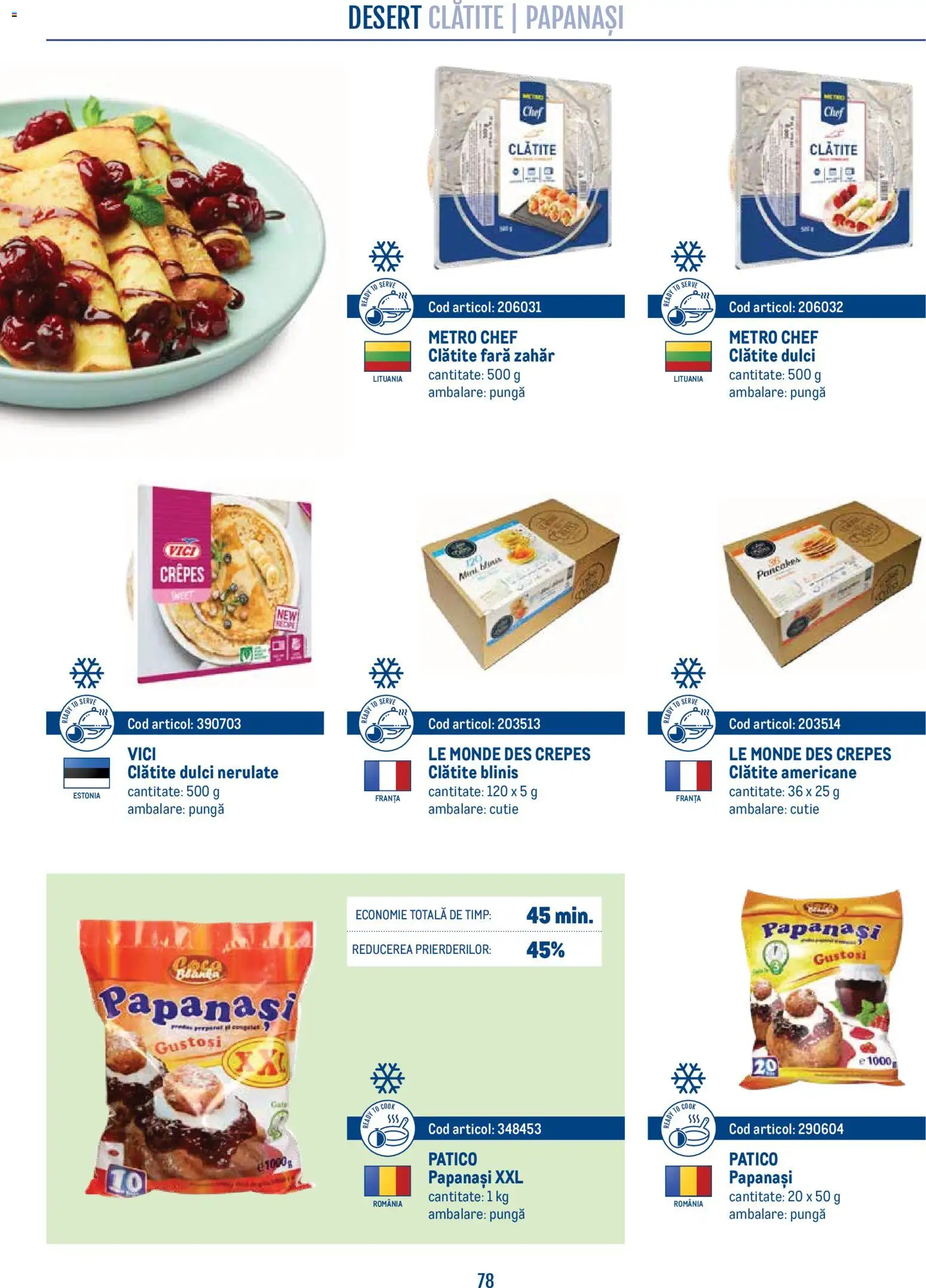 Previzualizarea de cataloage: Metro Metro Catalog Smart Chef valabil de la 21.04.2026 - Clătite, Desert, Zahăr, Cutie, Pungă