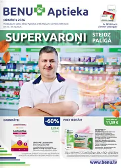 Skatīt BENU akciju bukletu, derīgs no 01.10.2026.