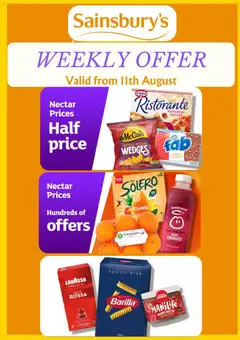 Preview of Sainsbury's Sainsbury's - Offers valid from 11/08/2026
