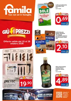 Anteprima dell'opuscolo Famila volantino dal negozio Famila valido da 15/10/2026