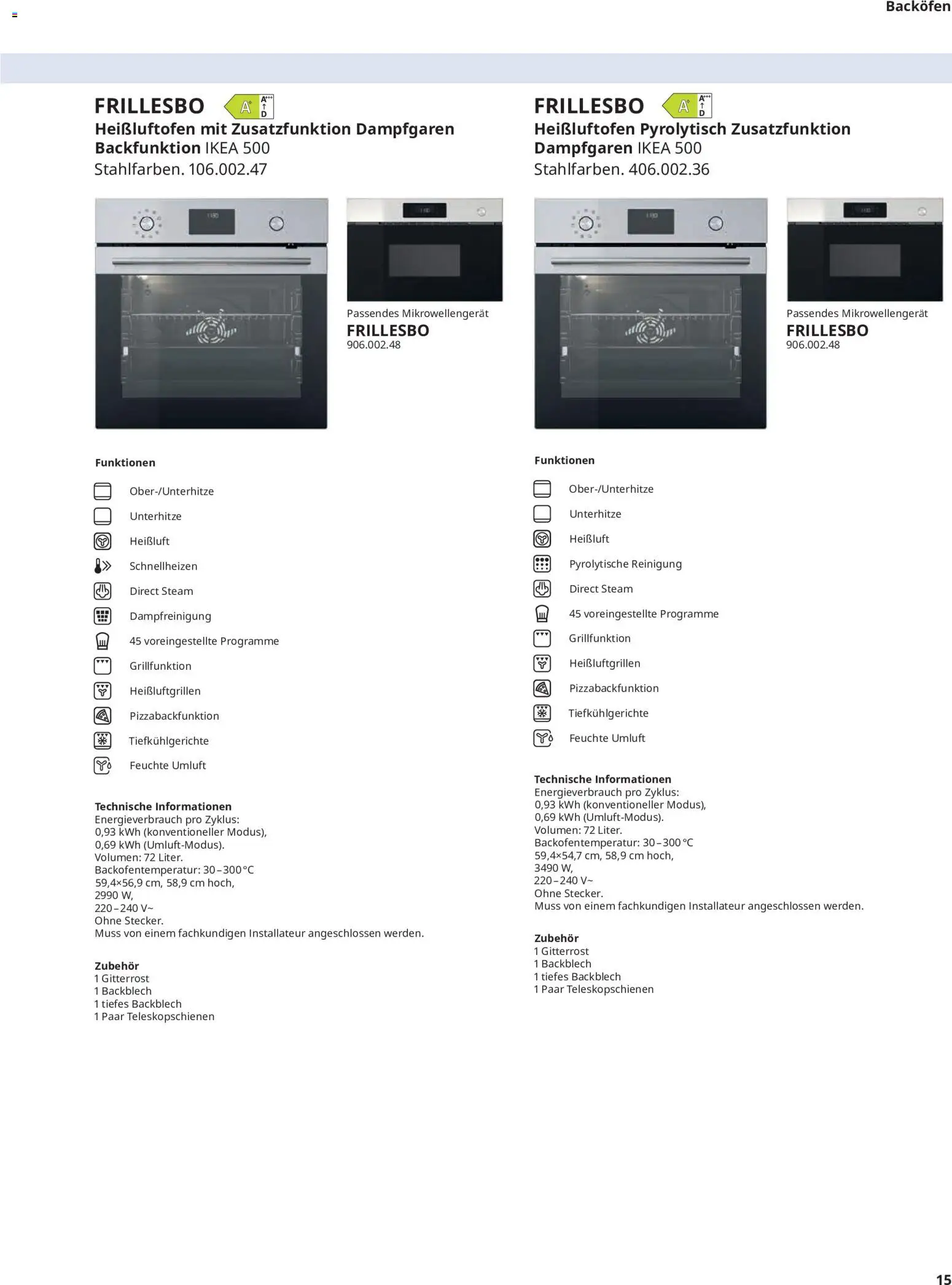 Vorschau von dem Prospekt des Geschäftes Ikea, gültig ab dem 11.09.2026 - Backofen