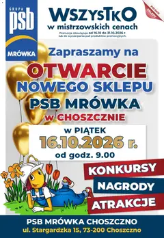 Pogląd gazetki "Mrówka gazetka - Choszczno" ze sklepu Mrówka ważnej od 16.10.2026