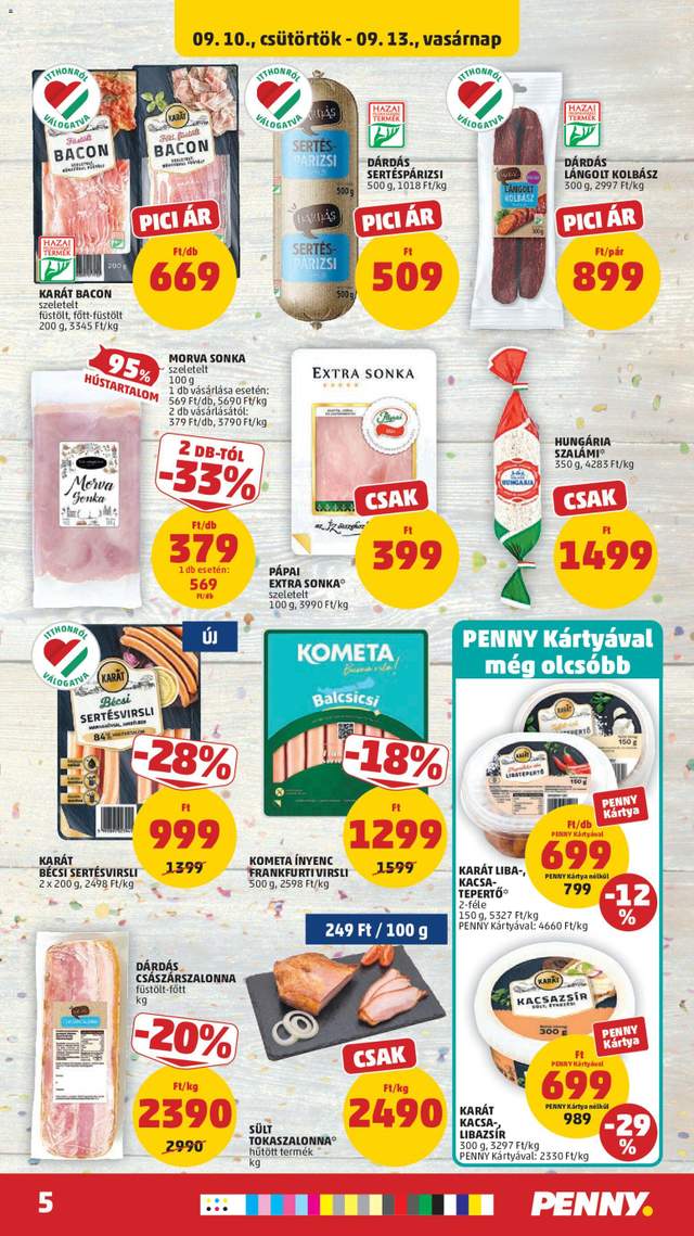 Új Penny akciós újság 09.10.